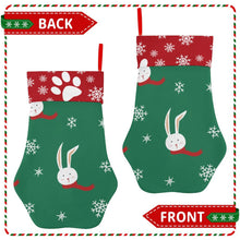 Charger l'image dans la galerie, Chaussette de Noël pour Chien à Personnaliser | Motif Patte Intégral