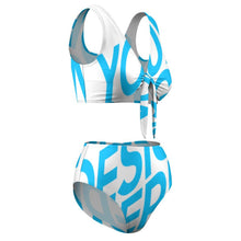 Charger l'image dans la galerie, Maillot de bain bikini taille haute BK2079 personnalisé avec photo texte prénom (conception une image)