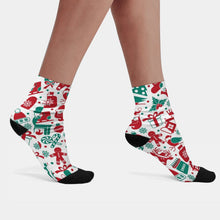 Charger l'image dans la galerie, Chaussettes Bicolores Personnalisées | Avec Talon & Pointe Noirs