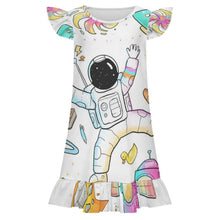 Charger l'image dans la galerie, Chemise de nuit fille à volants personnalisable
