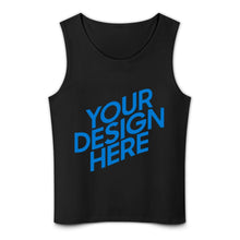 Charger l'image dans la galerie, Débardeur homme multicolore en coton imprimé double face BX personnalisé avec photo texte prénom