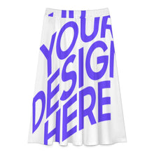 Charger l'image dans la galerie, Jupe mi-longue plissée femme B17Q personnalisé avec photo texte prénom