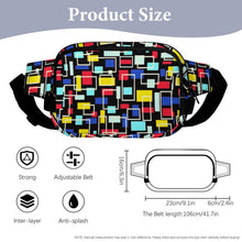 Charger l'image dans la galerie, Sac Banane Carré Personnalisé avec Photo | Double Poche Pratique