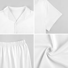 Charger l'image dans la galerie, Ensemble de pyjama short à manches courtes pour enfants LM131 personnalisé avec photo texte prénom (conception une image)