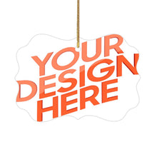 Charger l'image dans la galerie, Pendentif décoratif en acrylique pour sapin de Noël plusieurs styles disponibles (forme circulaire, amour, Noël) personnalisé avec photo texte prénom