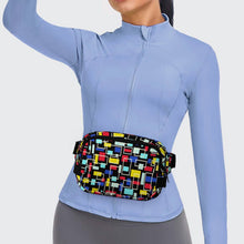 Charger l'image dans la galerie, Sac Banane Carré Personnalisé avec Photo | Double Poche Pratique