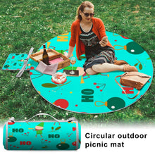 Charger l'image dans la galerie, Votre Île de Douceur : Tapis de Pique-Nique Rond Personnalisé