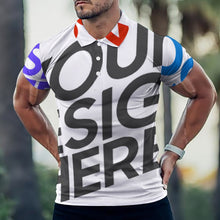 Charger l'image dans la galerie, Polo d'été en soie glacée pour homme B612 personnalisée avec prénom motif texte (conception multi-images)