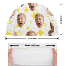 Charger l'image dans la galerie, Bonnet de Bain Tissu Personnalisé | Confort Lycra & Cheveux Longs