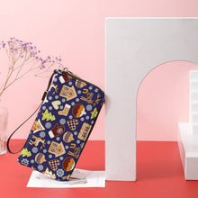 Charger l'image dans la galerie, Portefeuille Clutch Personnalisé | Cuir PU Zip-Around Grande Capacité