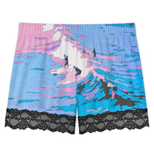 Charger l'image dans la galerie, Ensemble Pyjama Caraco Short Dentelle Personnalisable — Tissu Doux du XS au 2XL