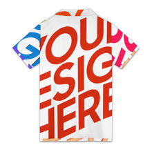 Charger l'image dans la galerie, Polos coupe standard pour hommes personnalisée avec prénom motif texte (conception multi-images)