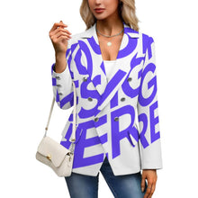 Charger l'image dans la galerie, Haut de tailleur décontracté pour femme Z33W personnalisé avec photo texte prénom (conception une image)