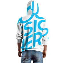 Charger l'image dans la galerie, Sweat-shirt ample sans poche AMZ pour unisexe personnalisé avec photo texte prénom (conception une image)