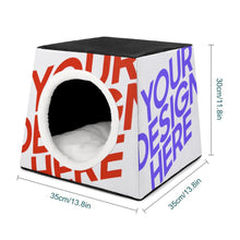 Charger l'image dans la galerie, Fournitures pour animaux de compagnie de nid d'animal de compagnie de capsule spatiale pour des chats et des chiens personnalisé avec photo texte prénom (conception multi-images)