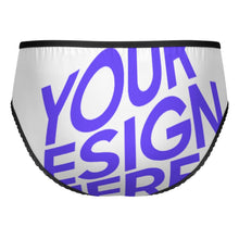 Charger l'image dans la galerie, Culotte femme en dentelle LM500 personnalisé avec photo texte prénom (conception une image)