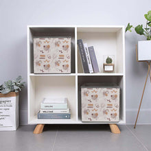 Charger l'image dans la galerie, Bacs de rangement pliables avec poignée personnalisé avec photo texte prénom (conception une image)