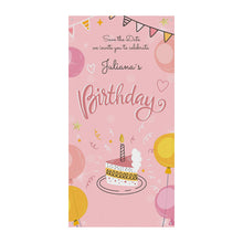 Charger l'image dans la galerie, Bannière décorative pour rideau de porte (verticale) personnalisée avec prénom motif texte