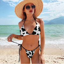 Charger l'image dans la galerie, Bikinis triangle sexy BK2076 Bikinis Bralette pour femmes personnalisée avec prénom motif texte (conception multi-images)