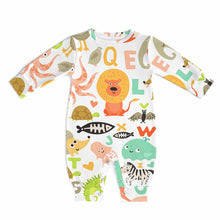Charger l'image dans la galerie, Body bébé manches longues pour fille ou garçon personnalisée avec prénom motif texte (conception multi-images)
