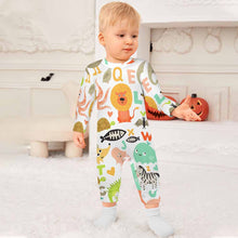 Charger l'image dans la galerie, Body bébé manches longues pour fille ou garçon personnalisée avec prénom motif texte (conception multi-images)