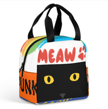 Charger l'image dans la galerie, Boîtes à bento portables imperméables, sacs à déjeuner isolés réutilisables à la mode personnalisée avec prénom motif texte (conception multi-images)