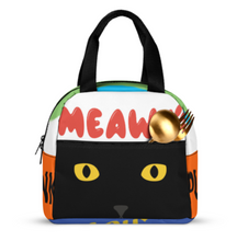 Charger l'image dans la galerie, Boîtes à bento portables imperméables, sacs à déjeuner isolés réutilisables à la mode personnalisée avec prénom motif texte (conception multi-images)