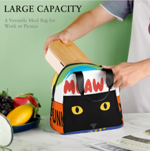 Charger l'image dans la galerie, Boîtes à bento portables imperméables, sacs à déjeuner isolés réutilisables à la mode personnalisée avec prénom motif texte (conception multi-images)