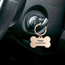 Charger l'image dans la galerie, Boucle clé en métal (5 formes au choix) porte-clés personnalisé avec texte prénom nombre