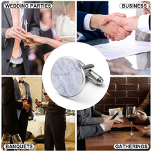 Charger l'image dans la galerie, Boutons de manchette en alliage pour hommes de haute qualité pour chemises personnalisé avec photo texte prénom