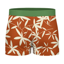 Charger l'image dans la galerie, Boxer homme avec ceinture en soie glacée SDS025 personnalisée avec prénom motif texte (conception multi-images)