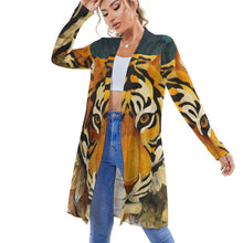 Charger l'image dans la galerie, Cardigan Gilet mi-long Femme Chic NZ060 personnalisé avec photo logo motif texte (impression des multi-images)