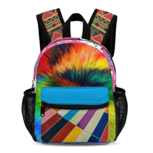 Charger l'image dans la galerie, Cartable enfant entièrement imprimé sac à dos d'école personnalisée avec prénom motif texte (conception multi-images)