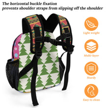 Charger l'image dans la galerie, Cartable enfant entièrement imprimé sac à dos d'école personnalisée avec prénom motif texte (conception multi-images)