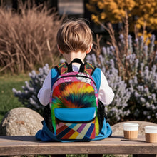 Charger l'image dans la galerie, Cartable enfant entièrement imprimé sac à dos d'école personnalisée avec prénom motif texte (conception multi-images)