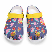 Charger l'image dans la galerie, Chaussons unisexes à trous personnalisée avec prénom motif texte