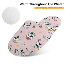 Charger l'image dans la galerie, Chaussons d'intérieur en coton pour enfants tout imprimé, adaptés aux filles et aux garçons personnalisée avec photo motif texte