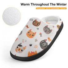 Charger l'image dans la galerie, Chaussons maison en flanelle pour enfants (filles + garçons) avec semelle en caoutchouc personnalisé avec photo texte prénom