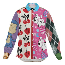 Charger l'image dans la galerie, Chemise à manches longues pour homme MWXU105 personnalisée avec prénom motif texte (conception multi-images)