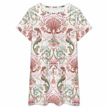 Charger l'image dans la galerie, Chemise de nuit ample à manches courtes pour femme LM413 personnalisé avec photo texte prénom