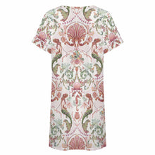 Charger l'image dans la galerie, Chemise de nuit ample à manches courtes pour femme LM413 personnalisé avec photo texte prénom