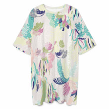 Charger l'image dans la galerie, Chemise de nuit ample grande taille pour femme pyjama à manches courtes LM475 personnalisé avec photo texte prénom (conception une image)