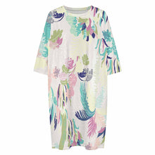 Charger l'image dans la galerie, Chemise de nuit ample grande taille pour femme pyjama à manches courtes LM475 personnalisé avec photo texte prénom (conception une image)