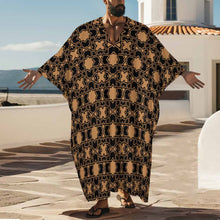 Charger l'image dans la galerie, Chemise de nuit homme col V et manches papillon YKL01 personnalisé avec photo texte prénom (conception une image)