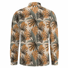 Charger l'image dans la galerie, Chemise décontractée à manches longues pour homme LS en imitation lin avec poche personnalisé avec photo texte prénom (conception une image)