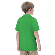 Charger l'image dans la galerie, Chemise enfant à manches courtes en pur coton avec col cubain SDS012 personnalisée avec prénom motif texte