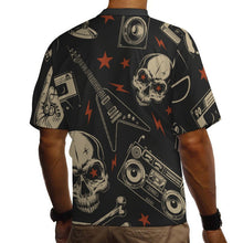 Charger l'image dans la galerie, Chemise homme 100 % coton à manches courtes et col cubain SDS013 personnalisée avec prénom motif texte