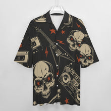 Charger l'image dans la galerie, Chemise homme 100 % coton à manches courtes et col cubain SDS013 personnalisée avec prénom motif texte