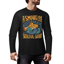 Charger l'image dans la galerie, Chemise à manches longues pour hommes 100% coton imprimé sur le devant différentes couleurs personnalisé avec photo texte prénom