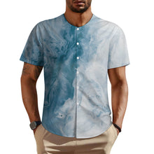 Charger l'image dans la galerie, Chemise homme manches courtes LM018 coupe ras du cou personnalisé avec photo texte prénom (conception une image)